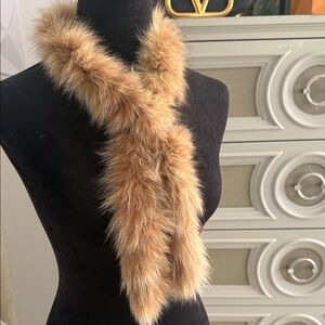 Real Fox fur infinity scarf